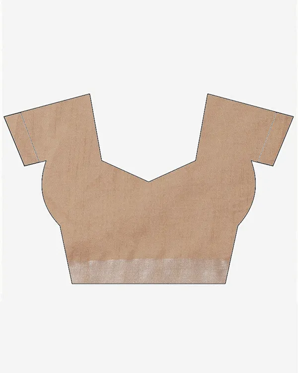 Camel_Brown_women's_Handloom_Bhagalpuri_Cotton_Linen_Slub_Blend_Zari_Border_Saree_Ethnic_Wear_With_Running_Unstitched_Blouse_Piece