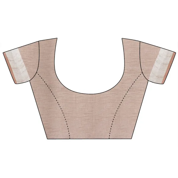 Chamoisee_Brown_&_Olivine_Green_women's_Bhagalpuri_Handloom_Cotton_Linen_Slub_Blend_Tie_Two_Dye_(Sibory_Two_Dye)_Saree_With_Running_Unstitched_Blouse_Piece