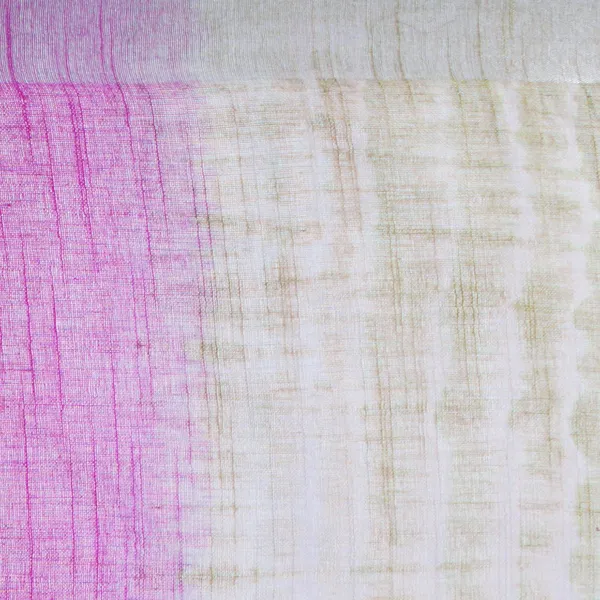 Flax_Yellow_&_Hot_Pink_women's_Bhagalpuri_Handloom_Cotton_Linen_Slub_Blend_Tie_Two_Dye_(Sibory_Two_Dye)_Saree_With_Running_Unstitched_Blouse_Piece