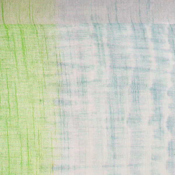 Green_&_Tiffany_Cyan_women's_Bhagalpuri_Handloom_Cotton_Linen_Slub_Blend_Tie_Two_Dye_(Sibory_Two_Dye)_Saree_With_Running_Unstitched_Blouse_Piece