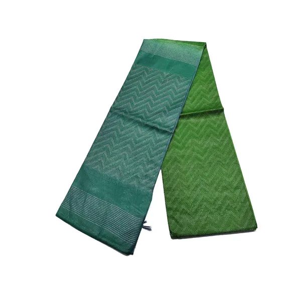 Handloom_Semi_Tussar_Silk_Two_Dye_Bhagalpuri_Saree_for_women's_with_Striped_Pallu_(12508_Pine_&_Pesleya_Green)