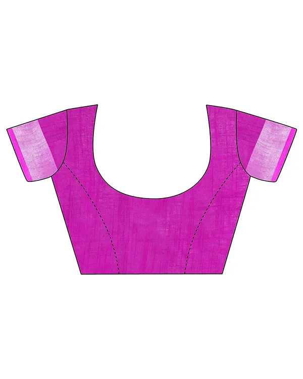 Lilac_Purple_&_Wild_Strawberry_women's_Bhagalpuri_Handloom_Linen_Cotton_Blend_Two_Dye_Saree_With_Running_Unstitched_Blouse_Piece