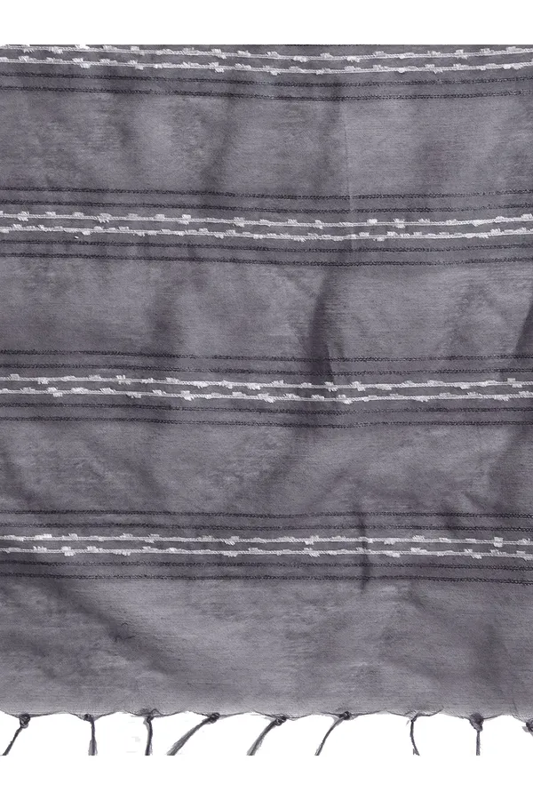 Grey_women's_Kota_Art_Silk_Bhagalpuri_Saree_With_Blouse_Piece