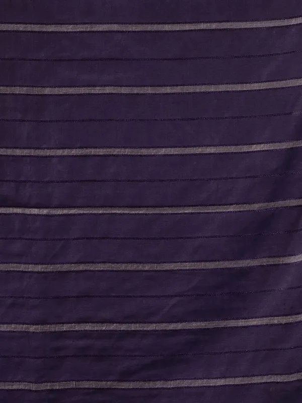 Bhagalpuri_Handloom_Semi_Tussar_Silk_Two_Dye_Saree_(Troit_Grey_&_French_Blue)