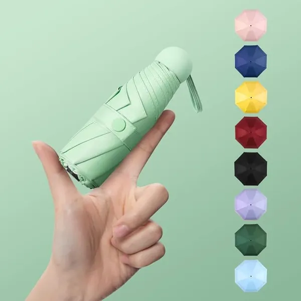 LIGHT_GREEN_Portable_Mini_Capsule_Umbrella