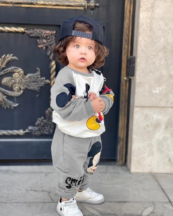Grey_Boys__and_Girls_Poly_Cotton_Mickey_Mouse_Print_Full_Sleeve_Sweatshirt_with_Pants