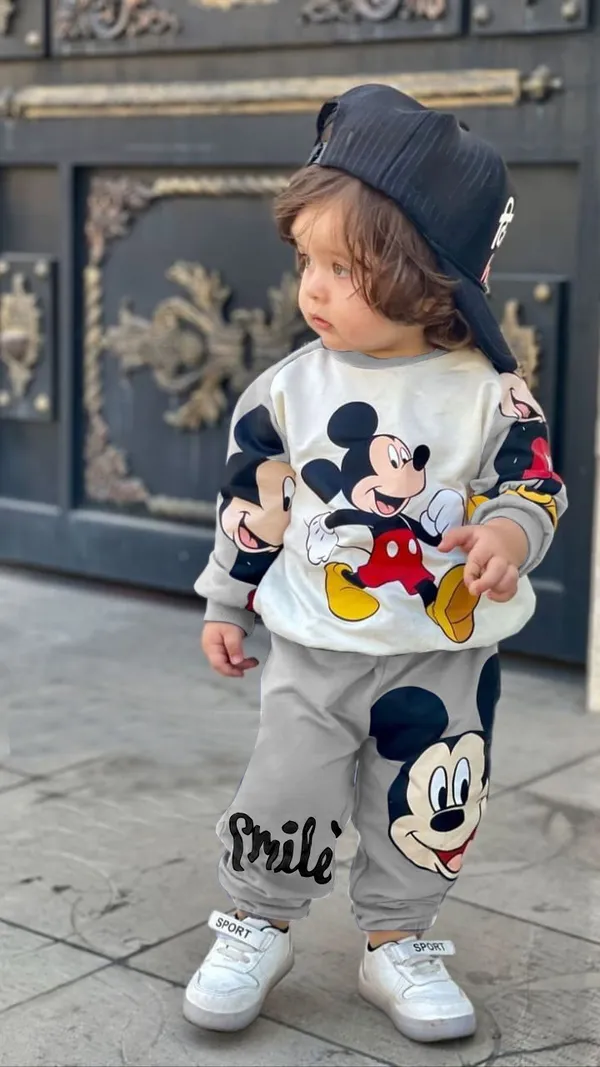 Grey_Boys__and_Girls_Poly_Cotton_Mickey_Mouse_Print_Full_Sleeve_Sweatshirt_with_Pants