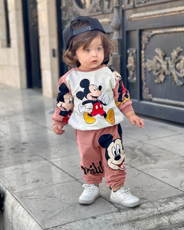 Peach_Boys_and_Girl_Poly_Cotton_Mickey_Mouse_Print_Full_Sleeve_Sweatshirt_with_Pants