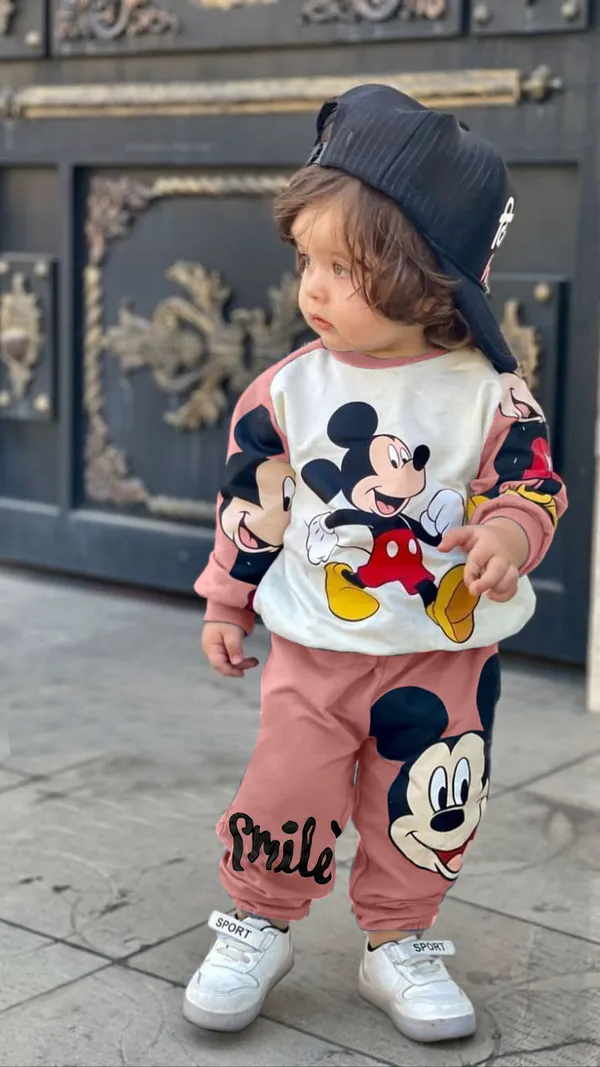Peach_Boys_and_Girl_Poly_Cotton_Mickey_Mouse_Print_Full_Sleeve_Sweatshirt_with_Pants