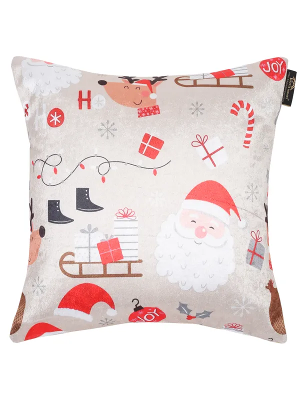 White_Red_Set_Of_5_Abstract_Velvet_Square_Cushion_Covers