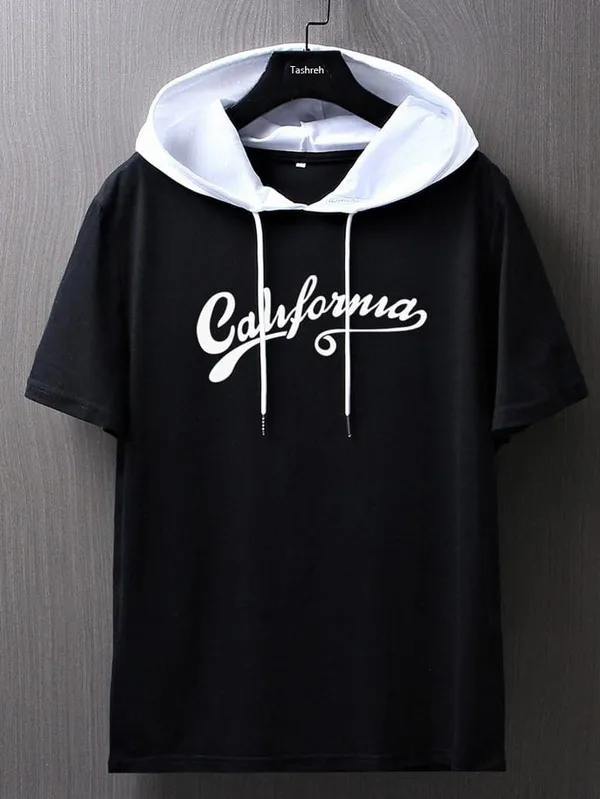 Half_Sleeve_Hoodie_T-Shirt_(Black-White)_|_Premium_Quality_Hoodie_T-Shirts