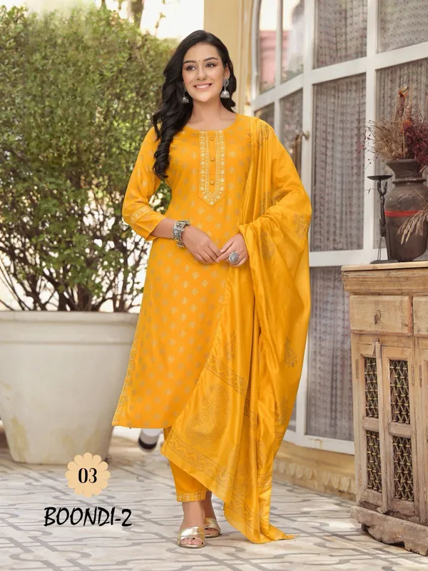 Casual, Party Wear Yellow color Rayon fabric Kurti : 1900418