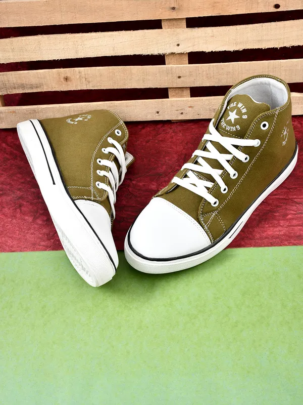 Casual_Sneakers_Green_Outdoor_Shoes_For_Men