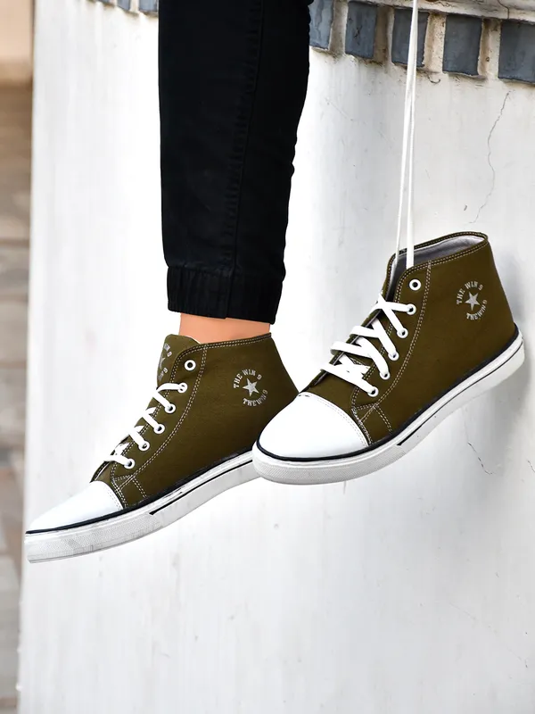 Casual_Sneakers_Green_Outdoor_Shoes_For_Men