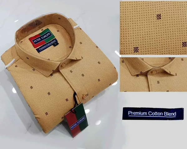 Cotton_Printed_Mustard_Full_Sleeve_Shirt_Premium_Cotton_Blend