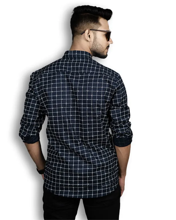 Navy_Blue_Check_Shirts_Premium_Cotton_Blend_|_Shirts_Printed_|_Navy_Blue_Shirts_|_Micro_Print_|_Plus_Shirt_|_Navy_Blue__Shirts_|_Shirt_For_Boy_|_No_Choce_Shirts