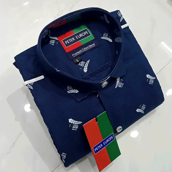 Navy_Blue_Digital_Printed_Shirts_Premium_Cotton_Blend