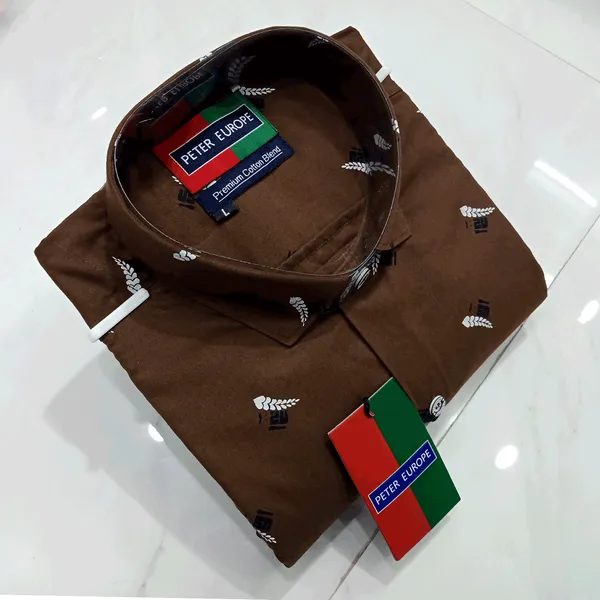 Cotton_Printed_Khaki_Digital_Shirt_Premium_Cotton_Blend