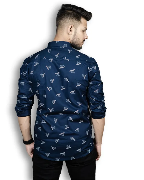 Navy_Blue_Digital_Printed_Shirts_Premium_Cotton_Blend