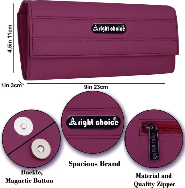 Casual_Maroon_Clutch_For_Women