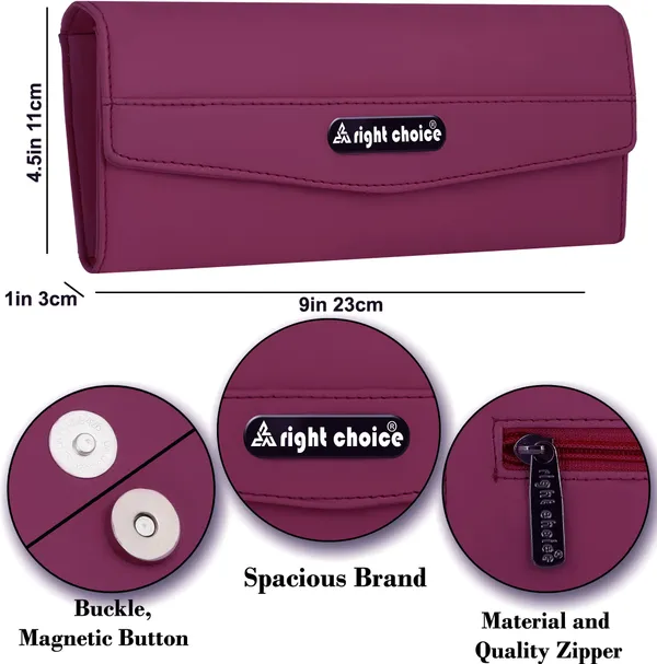 Casual_Maroon_Clutch_For_Women