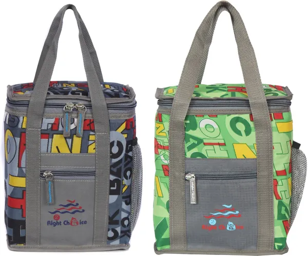 Combo_Lunch_Bag_Waterproof_Lunch_Bag_(Grey,_Light_Green,_3_L)