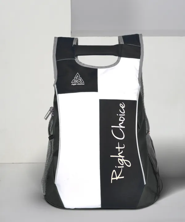 (2200)_Stylish_Tuff_Quality_College_School_Casual_Bag_Boy_&_Girl_21_L_Backpack_(Black,_White)