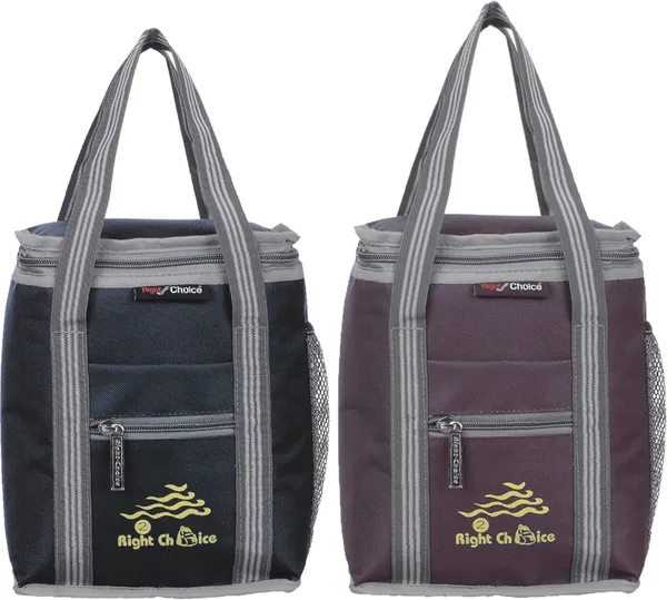 Premium_Quality_Carry_On_School_Office_&_Picnic_(Black+Brown_3006+3010)_Waterproof_Lunch_Bag_(Black,_Brown,_10_L)