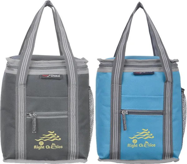 Premium_Quality_Carry_On_School_Office_&_Picnic_Waterproof_Lunch_Bag_(Grey,_Light_Blue,_10_L)