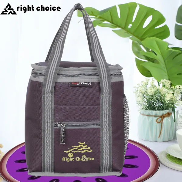 Office_Tiffin_Bag_For_All_Men_Women_Boys_&_Girls_Stylish_Lunchbag_Handbag_Purole_Brown_Grey_(3010)_Waterproof_Lunch_Bag_(Brown,_10_L)