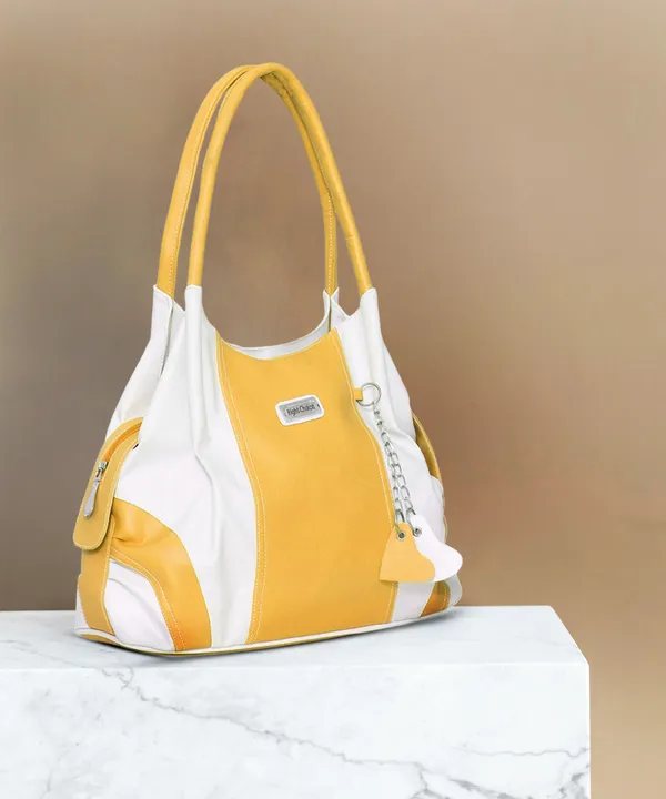 Women_White,_Yellow_Shoulder_Bag_For_Women