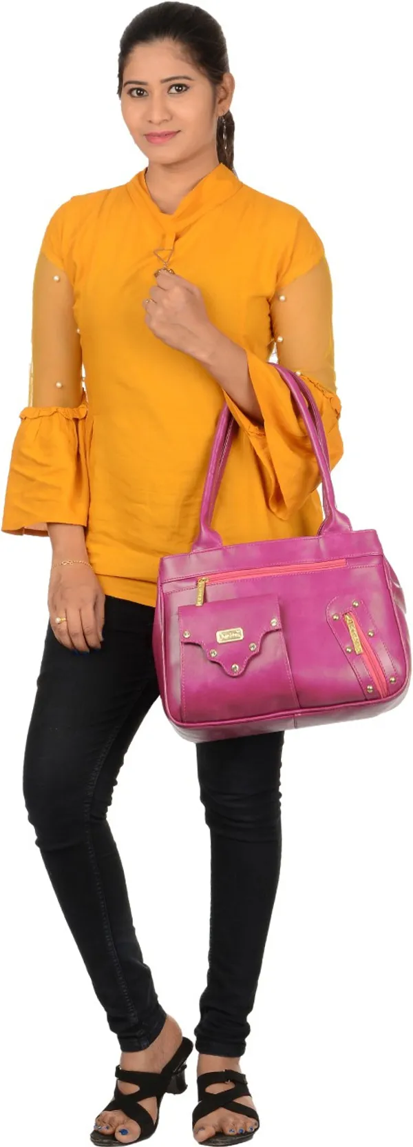 Women_Pink_Shoulder_Bag_For_Women