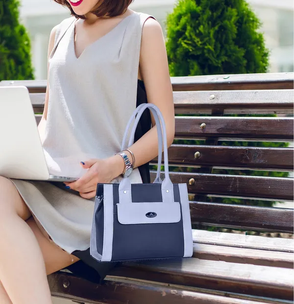 Women_Blue,_Grey_Shoulder_Bag_For_Women