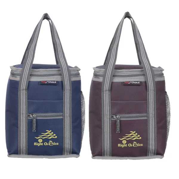 Premium_Quality_Carry_On_School_Office_&_Picnic_Waterproof_Lunch_Bag_(Dark_Blue,_Brown,_10_L)