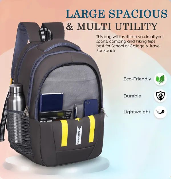 New_Daily_Use_Large45Lunisex_Office/School/College_Laptop_Backpack_Bags(D-Gray2_45_L_Backpack_(Grey)