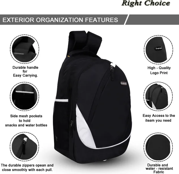 New_Standard_Size_30_L_Office_College_Travel_Bag_For_Men_&_Women_Water_Resistan_30_L_Backpack_(Black)