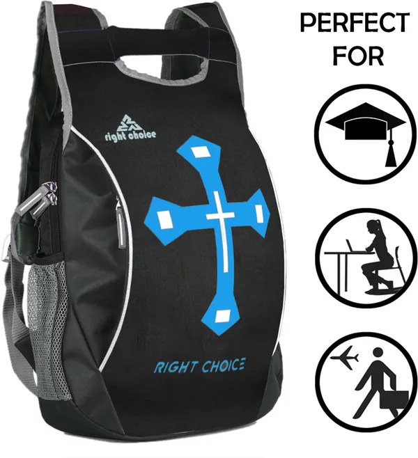 New_Unisex_Typography_Religion_Backpack_College_Bag_Daily_Use_(2313)_20_L_Backpack_(Black)