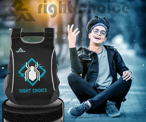 New_Unisex_Typography_Religion_Backpack_College_Bag_Daily_Use_(2319)_20_L_Backpack_(Black)