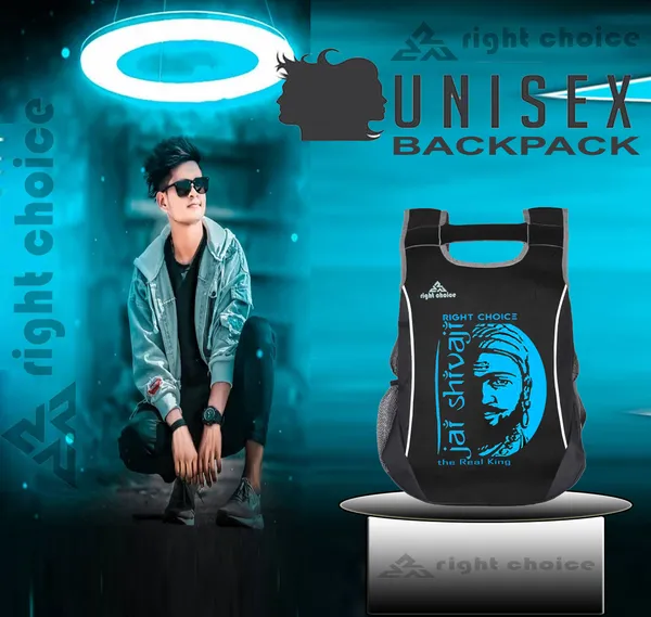New_Daily_Use_Unisex_Typography_Religion_Backpacks_College_Bags_(2325)_20_L_Backpack_(Black)