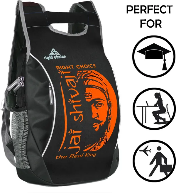 New_Daily_Use_Unisex_Typography_Religion_Backpacks_College_Bags_(2326)_20_L_Backpack_(Black)