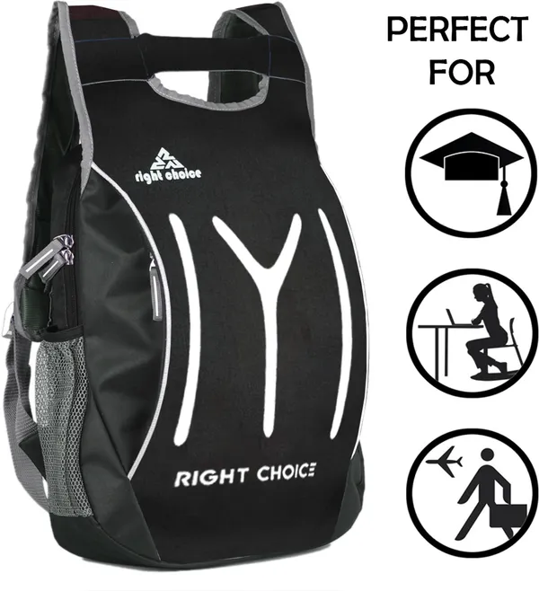 New_Daily_Use_Unisex_Typography_Religion_Backpacks_College_Bags_(2330)_20_L_Backpack_(Black)
