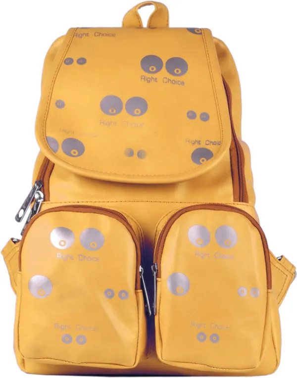 New_(688)_Yellow_College_Bag_Backpack_Stylish_Tuff_Quality_College_School_Casua_20_L_Backpack_(Yellow,_Silver)
