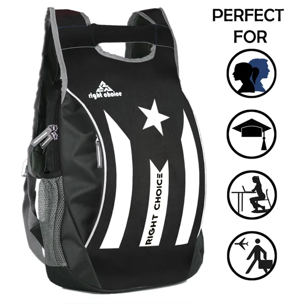 New_Daily_Use_Unisex_Typography_Religion_Backpacks_College_Bags_(2332)_20_L_Backpack_(Black)