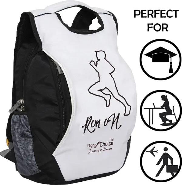 (2082)_Black_White_Super_Stylish_Tuff_Quality_College_School_Bag_5_L_Backpack_(White,_Black)