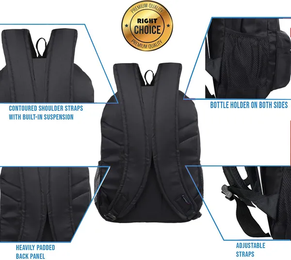 Backpack_(2224_Black)_Stylish_Tuff_Quality_College_School_Casual_Backpack_Bag_Boy_&_Girl_20_L_Backpack_(Black)