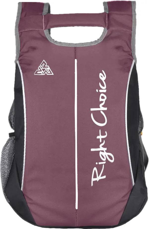 (2219)_Black_Purple_Stylish_College_Bags_Boy_&_Girl_20_L_Backpack_(Purple)