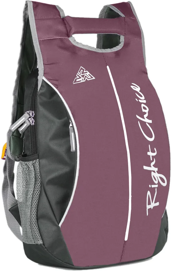 (2219)_Black_Purple_Stylish_College_Bags_Boy_&_Girl_20_L_Backpack_(Purple)