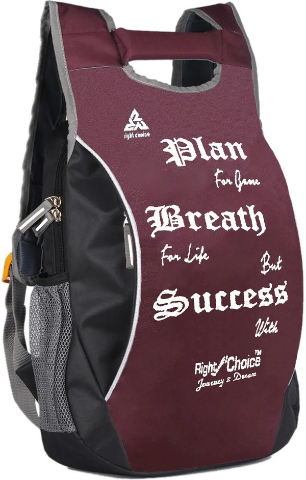(2220)_Black_Purple_Stylish_Tuff_Quality_College_School_Casual_Bag_Boy_&_Girl_5_L_Backpack_(Purple)