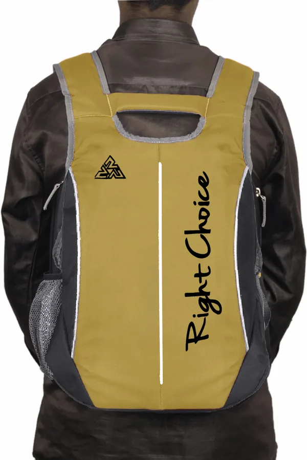 College_Causal_Bag_Styish_Stuff_Quality_Mercedes_10_L_Backpack_(Yellow)