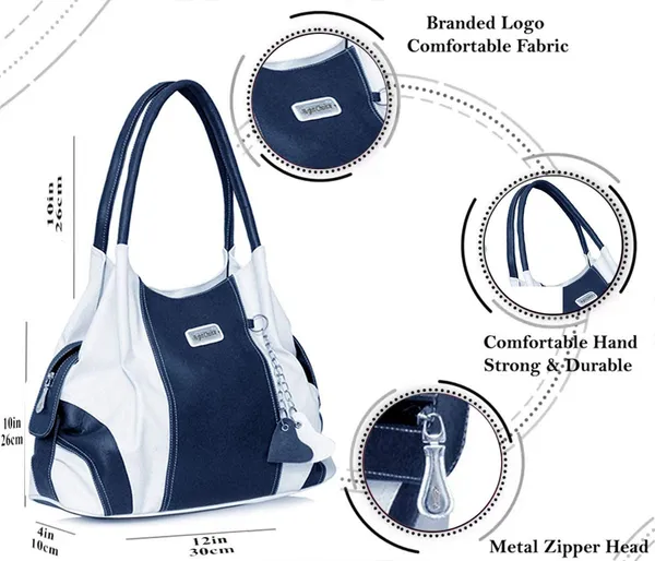 Women_Blue,_White_Handbag_For_Women